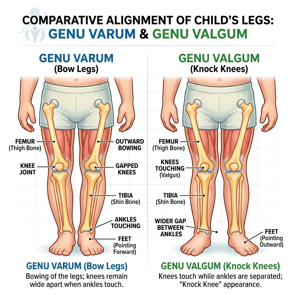 Bow Legs vs Knocked Knees in Children Nungambakkam Parents Guide