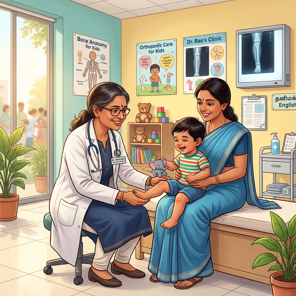 Best Pediatric Orthopaedic Doctor in Choolaimedu Chennai Dr Vigneshwaran P