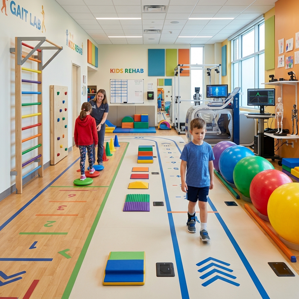 Pediatric Rehab and Gait Training area